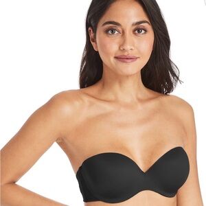 Maidenform Black Strapless Bra